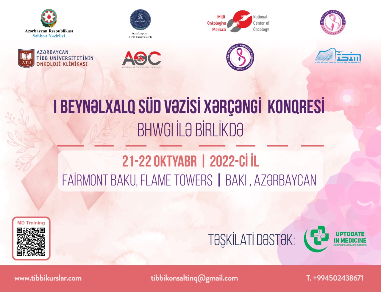 "I Beynəlxalq Süd Vəzisi Xərçəngi Konqresi BHWGI ilə birlikdə" adlı konfrans